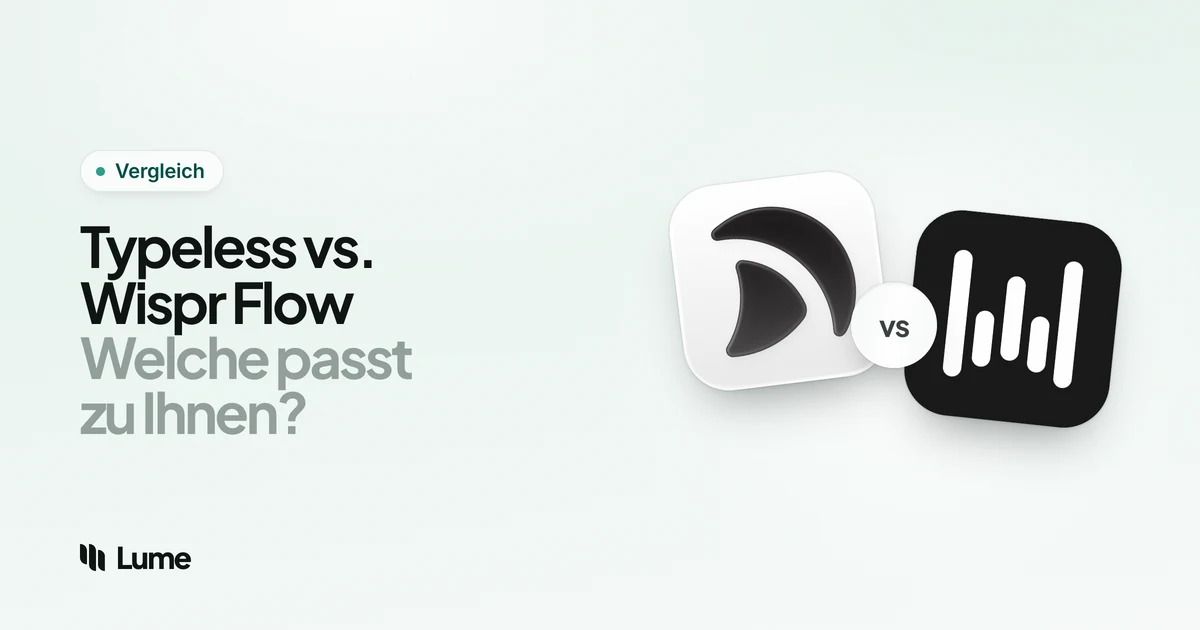 Typeless vs. Wispr Flow (2026): Welche KI-Diktier-App passt zu Ihnen?