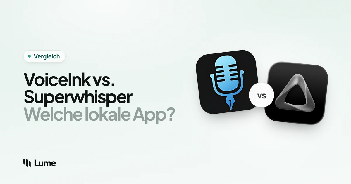 VoiceInk vs. Superwhisper (2026): Preis, Modelle und Plattformen