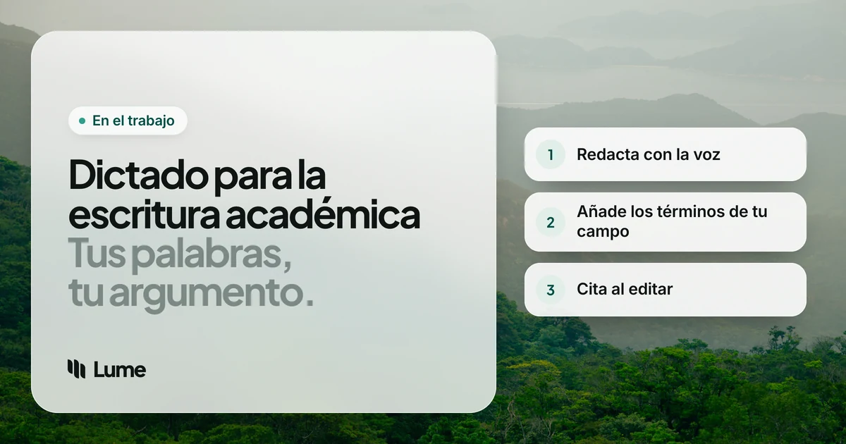 Mejor software de dictado para escritura académica: tesis y artículos