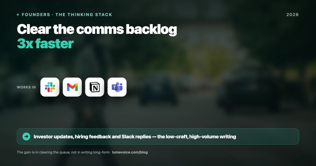 How Busy Leaders Use Voice to Move 5x Faster (With Real Workflows)
