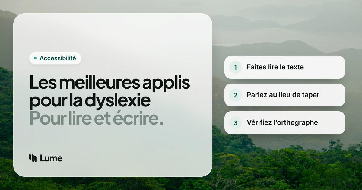 Meilleures applis pour la dyslexie en 2026 : outils de lecture et d’écriture classés