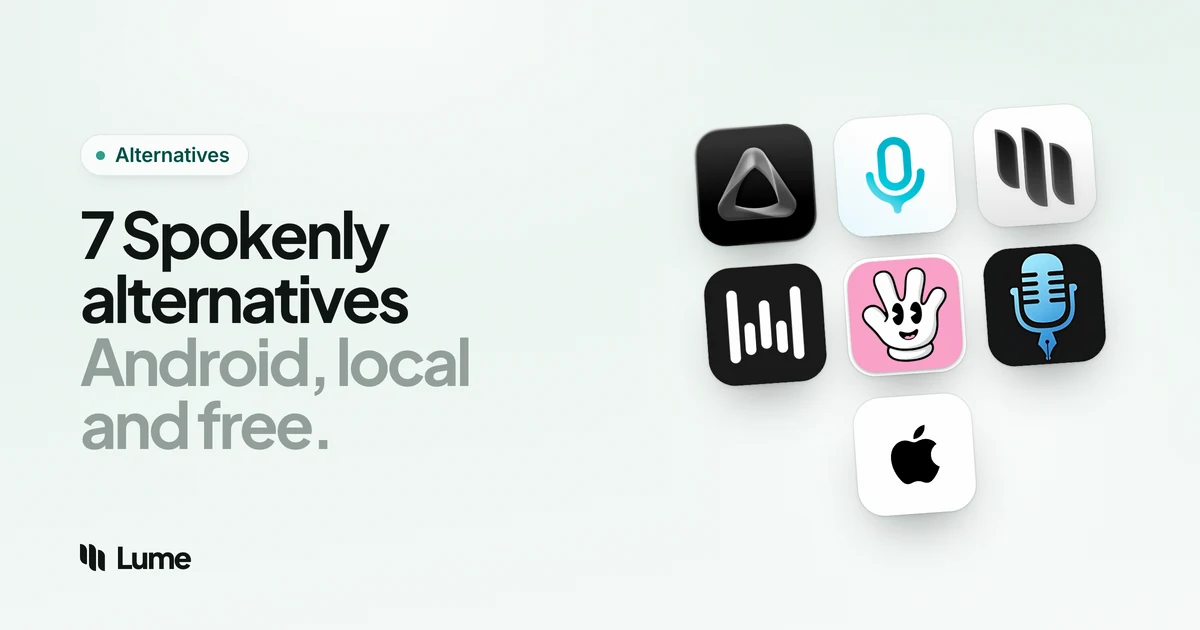 Best Spokenly Alternatives in 2026: 7 Dictation Apps Compared